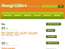 Tablet Screenshot of hangigubre.com